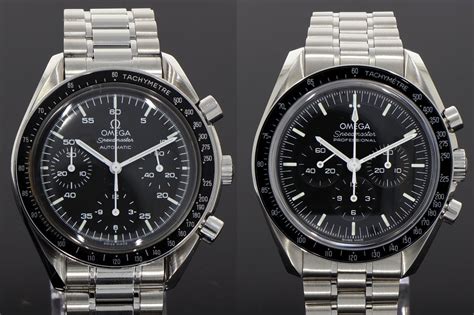 omega speedmaster professional vs reduced